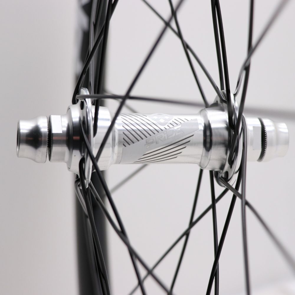Pride Gravity Exp Aero Ud Matt Disc Wheelset - Polish Hubs