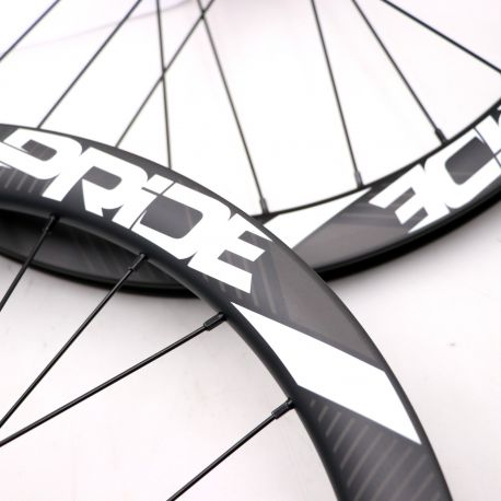Pride Gravity Exp Aero Ud Matt Disc Wheelset - Polish Hubs