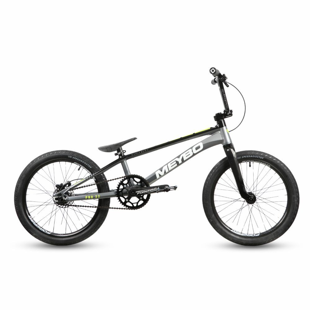 Meybo Holeshot Custom Bmx - Grey/Black/Lime - Pro 22"