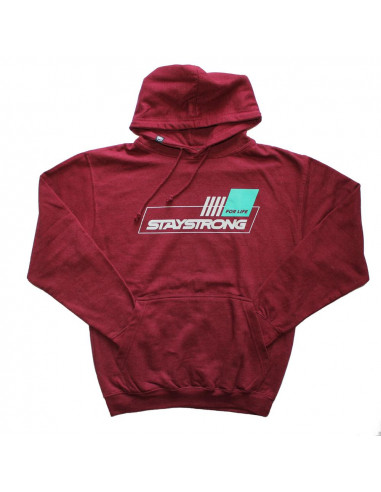Sweat Stay Strong For Life Burgundy