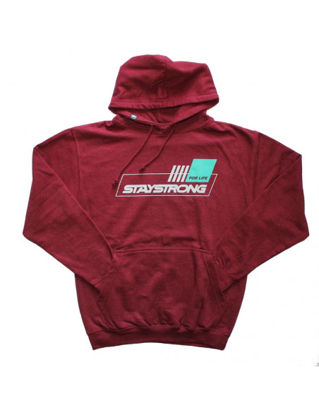 Sweat Stay Strong For Life Burgundy