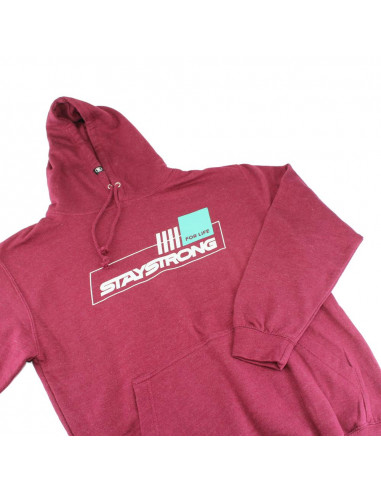 Sweat Stay Strong For Life Burgundy