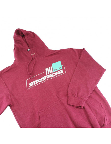 Sweat Stay Strong For Life Burgundy