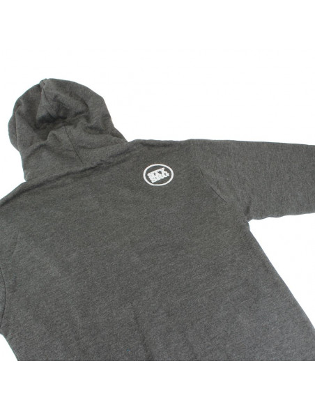 Stay Strong Faster Zip Hoody Heather Black