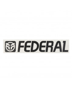 Federal Sticker 170mm Die Cut - Black