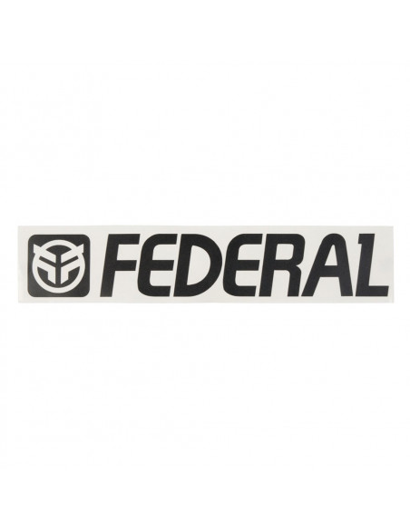 Federal Sticker 170mm Die Cut - Black