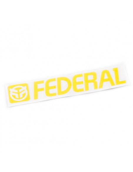 Sticker Federal 170mm Die Cut - Yellow
