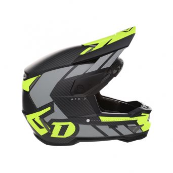ATB-3 6D Helmet - LS Matt Neon Yellow