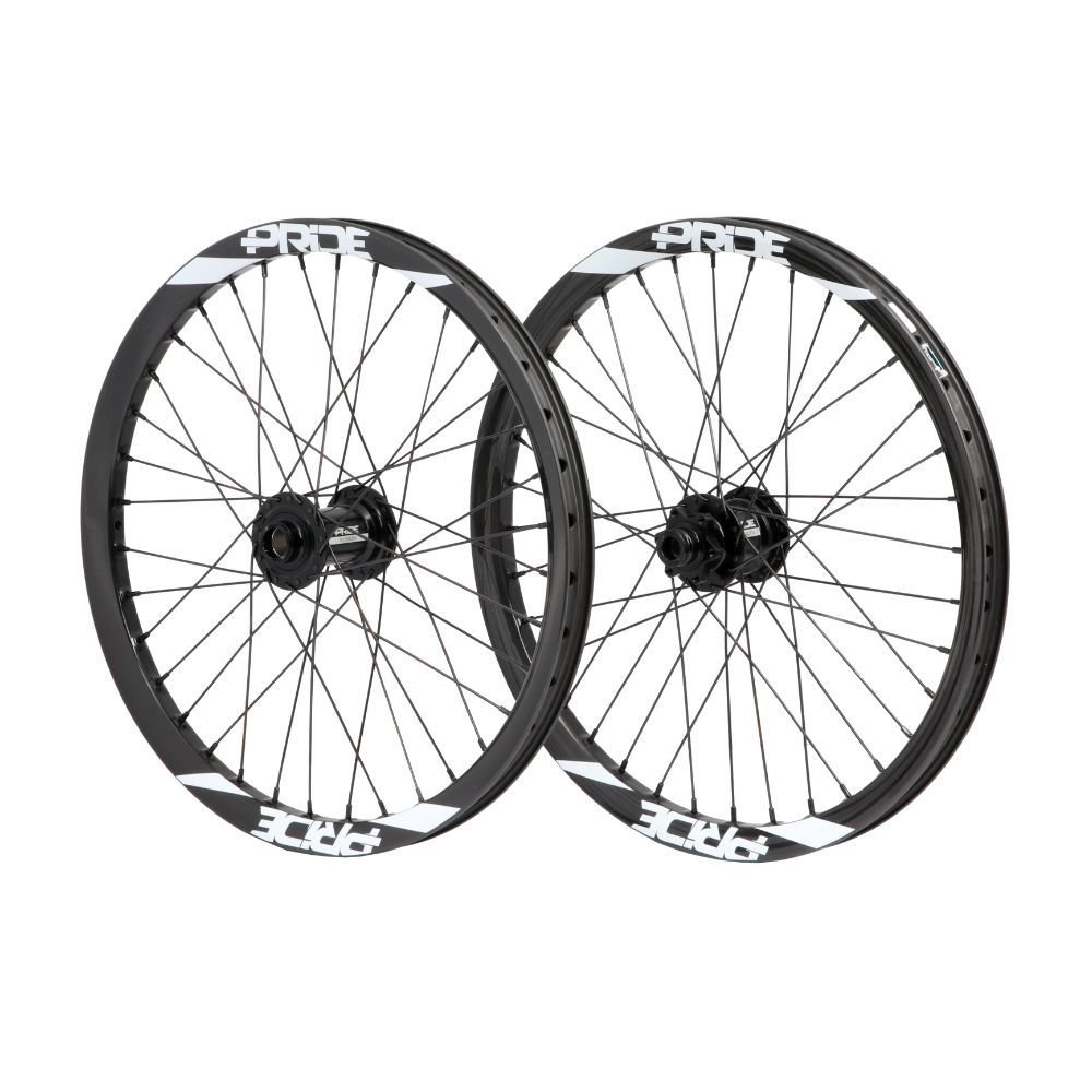 Roues 20" (406) Pride Wave Matt White - Fusion 20/15mm - Black