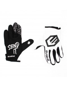 Evolve Send It Gloves White/Black 2