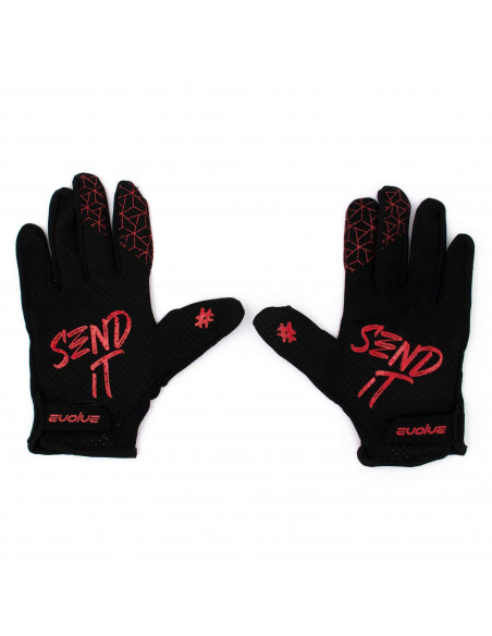 Evolve Send It Gloves Red/Black