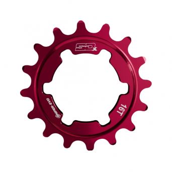 Pignon SD-X Sniper Evo- Aluminium - Red