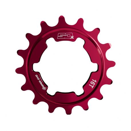 Pignon SD-X Sniper Evo- Aluminium - Red
