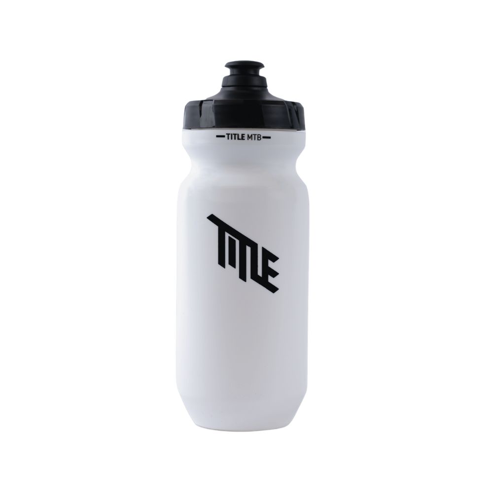 Title Water Bottle - White