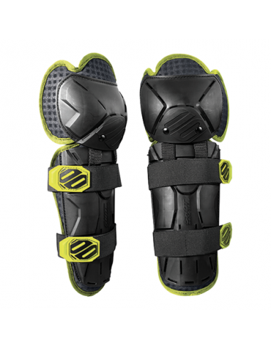 Shot Optimal Kneeguard Black/ Yellow Adult