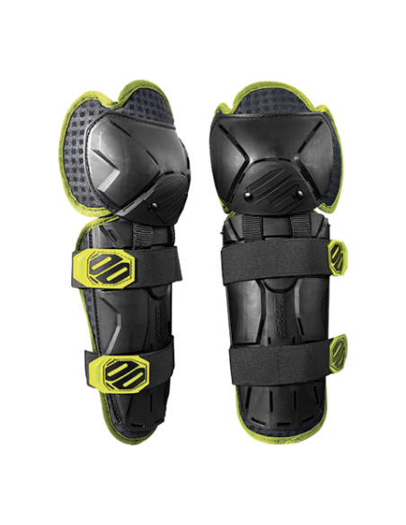 Shot Optimal Kneeguard Black/ Yellow Adult