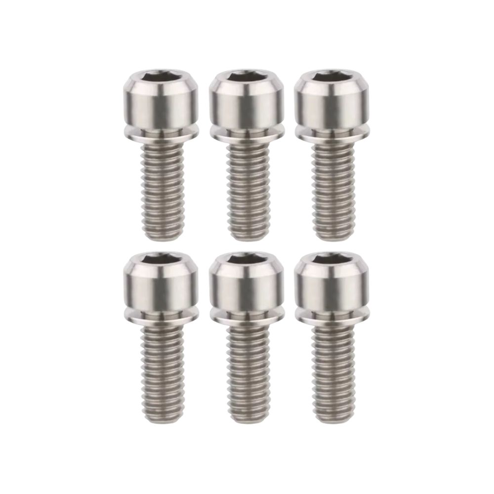 Kit 6 Vis Titanium Potence Title ST2 - Chrome