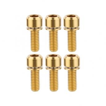 Title ST2 Titanium Bolts Kit (Pack 6) - Gold