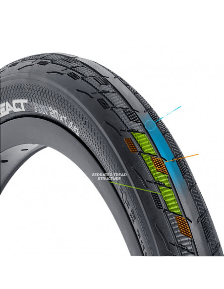 Tioga Fastr React S-Spect Tire Floding Bead 20