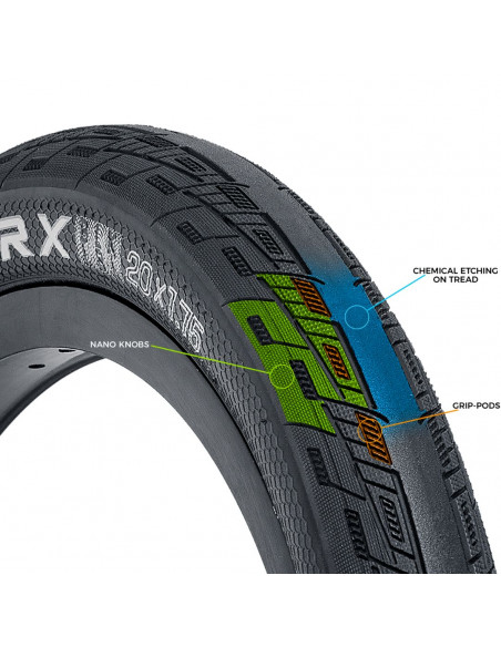 Tioga Fastr X Blk Lbl Tire Folding Bead 20
