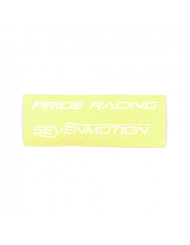 Pride Racing Sticker Full Pack Sevenmotion 7''/7,5'' - White