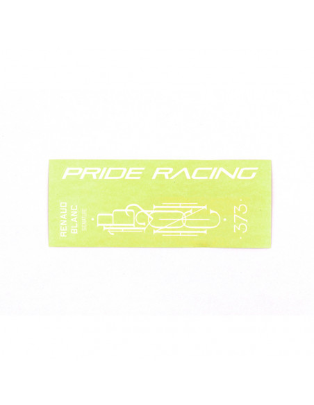 Sticker Full Pack Pride Racing 373 - 7?/ 7.5? - White