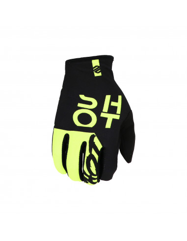 Shot Bmx Rogue Cup Gloves Black Neon Yellow