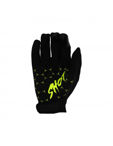 Gants Shot Bmx Rogue Cup Black Neon Yellow