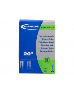 Chambre A Air Schwalbe - 20'' X 2.10/3.00 - Dh - Schrader - Boite