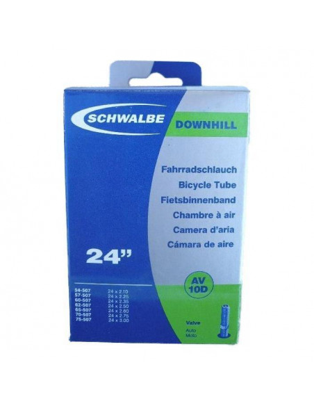 Chambre A Air Schwalbe - 24'' X 2.10/3.00 - Dh - Schrader - Boite
