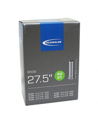 Chambre A Air Schwalbe - 27.5'' X 1.50/2.40 - Schrader - Boite