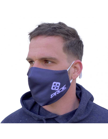 Pride Face Mask Corporate Logo Dark Grey