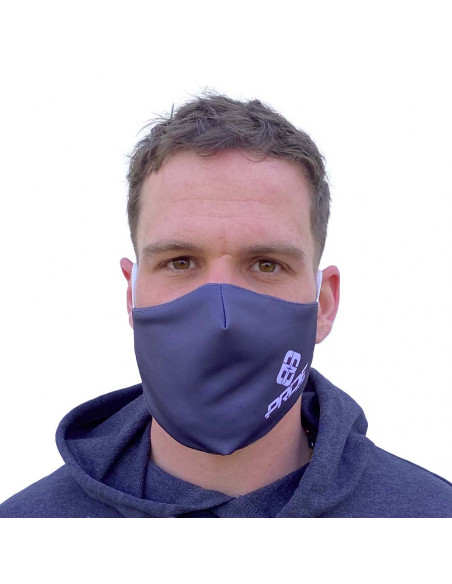 Pride Face Mask Corporate Logo Dark Grey