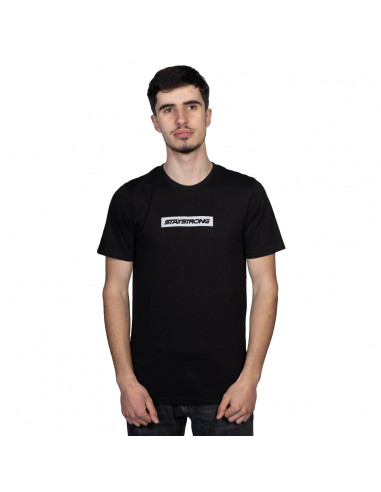 Staystrong T-Shirt Word Box Black