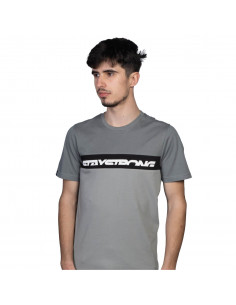 Staystrong T-Shirt Cut Off Black/Grey