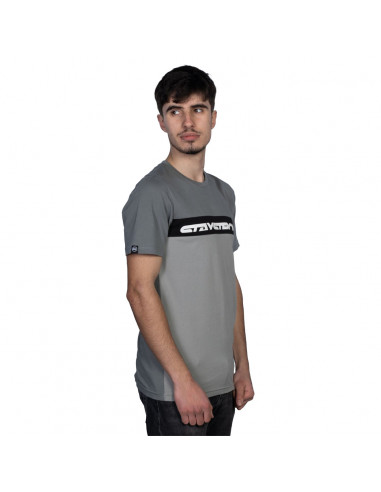 Staystrong T-Shirt Cut Off Black/Grey