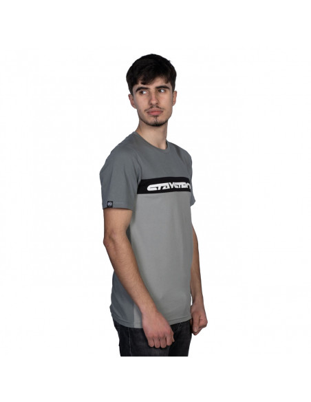 Staystrong T-Shirt Cut Off Black/Grey