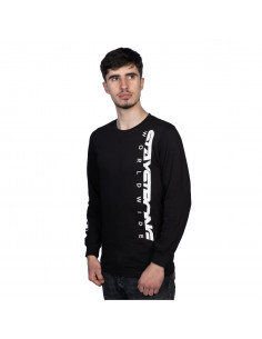 T-Shirt L/S Staystrong Icon Worldwide Black