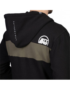 Staystrong Sweat Cut Stripe Full Zip Black/Olive 2