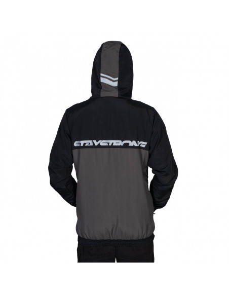 Staystrong Jacket Cut Off Vertical Black