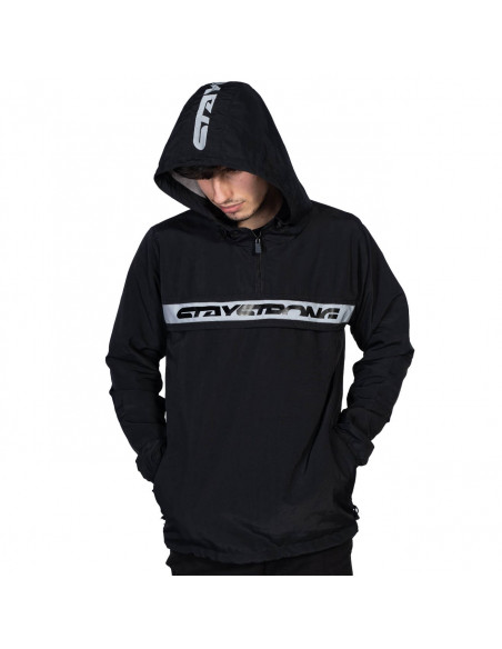 Staystrong Jacket Reflective Stripe Black