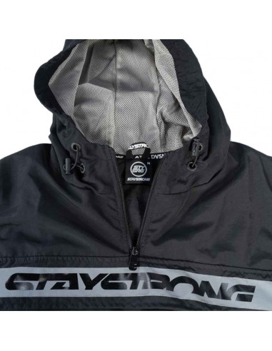 Staystrong Jacket Reflective Stripe Black