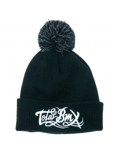 Total Bmx Bobble Beanie Black