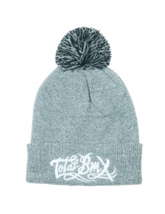 Total Bmx Bobble Beanie Grey