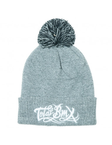 Total Bmx Bobble Beanie Grey