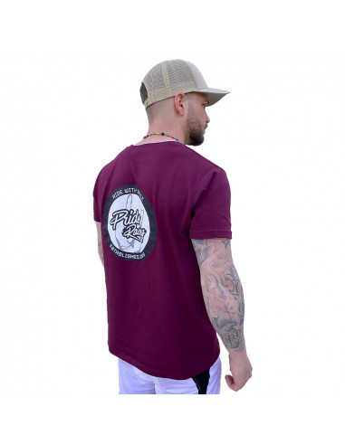 Pride T-Shirt Cool Patch Burgundy