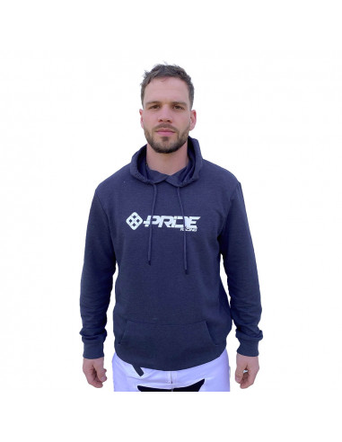 Pride Sweat Logo Heather Asphalt