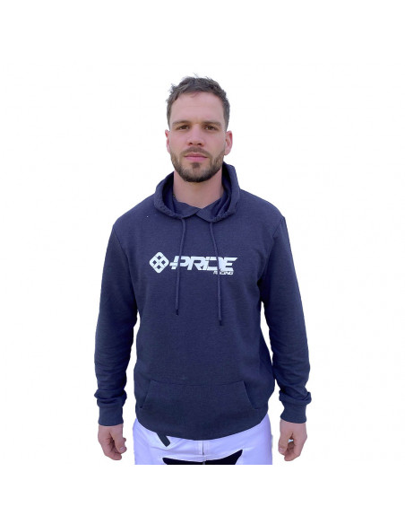 Pride Sweat Logo Heather Asphalt