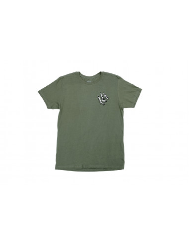 Odyssey Ripped Monogram T-Shirt Olive