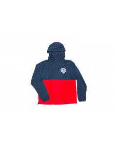 Sweat Odyssey Monogram Windbreaker Navy/Cardinal